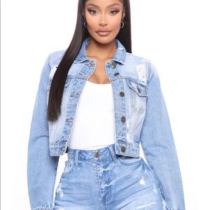 Fashion Nova Down For The Ride Denim Jacket